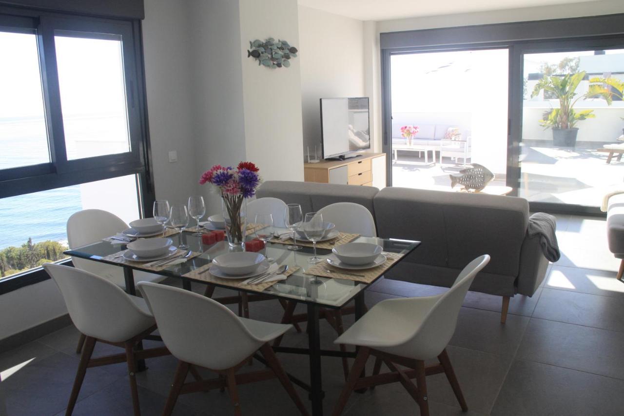 Sunny Penthouse Beach Apartment With Panoramic Views Almuñécar Eksteriør bilde
